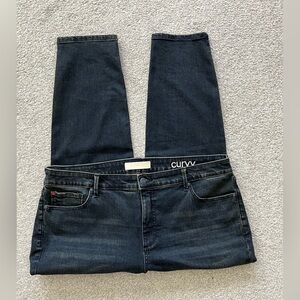 NWOT Slink Jeans Dark Denim Curvy Size 24